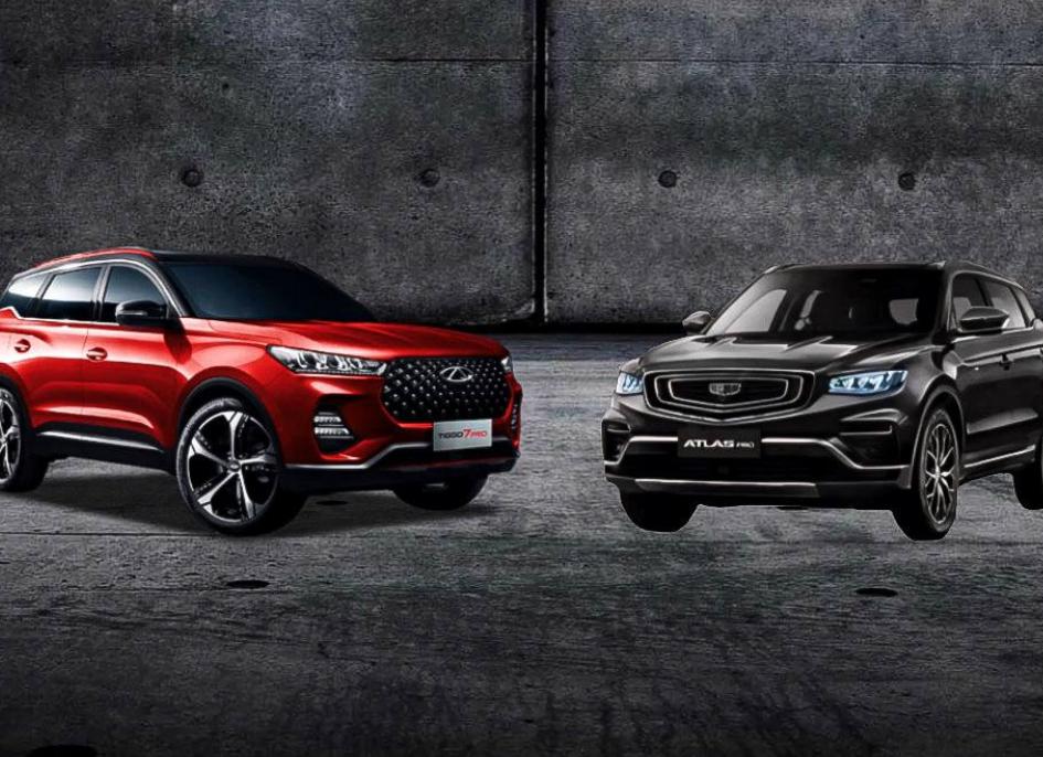 Сравнение Chery TIGGO 8 и Geely Atlas Pro